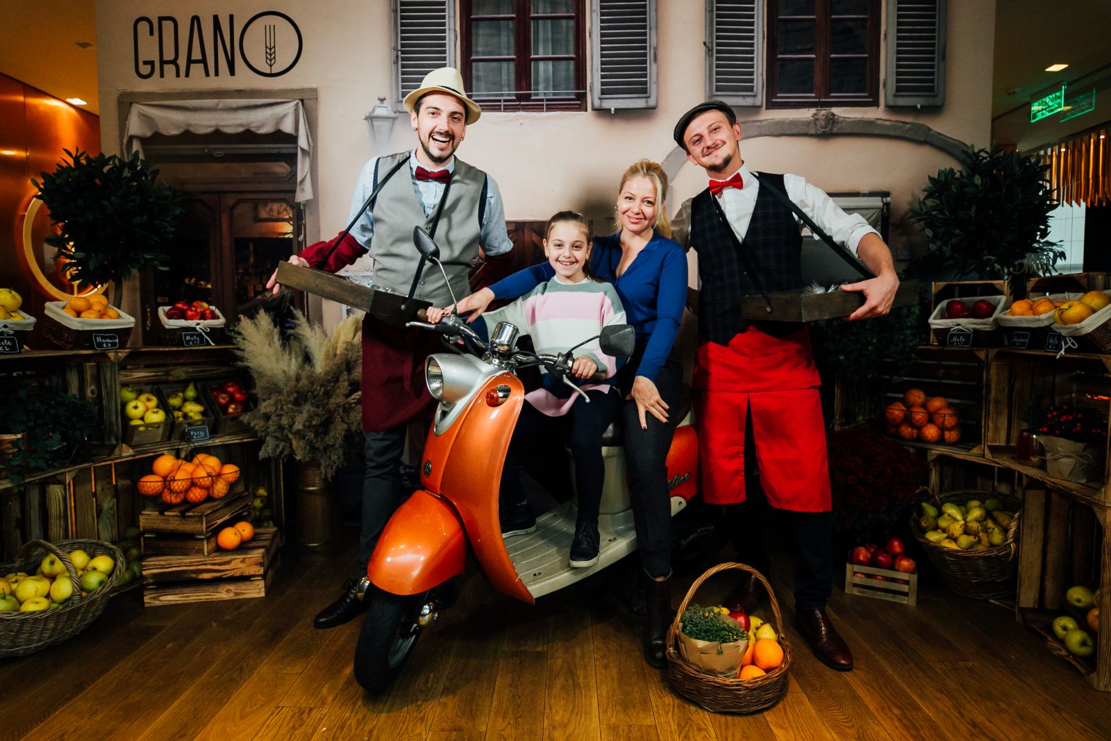 звезды на итальянском вечере в Grano